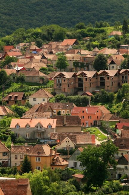Photo beautiful villages Romania